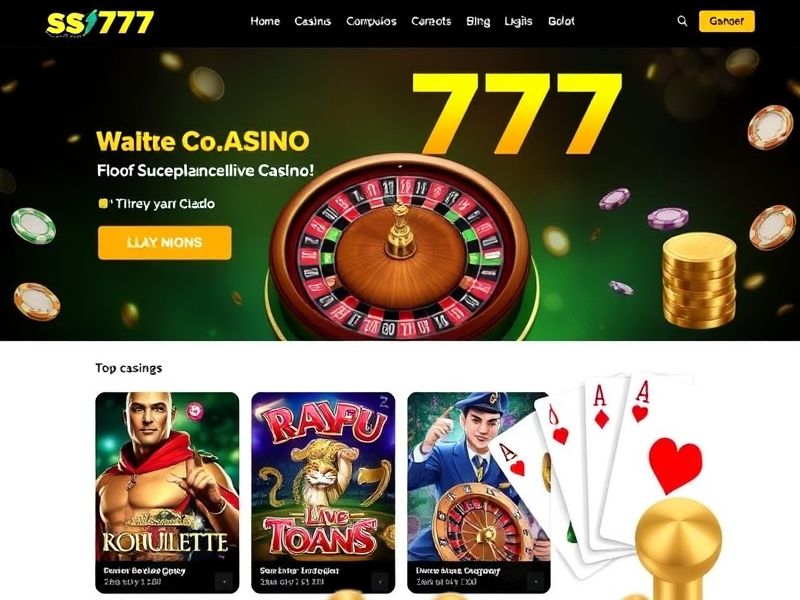Welcome to SS777.com – your ultimate hub for online gambling. Explore exclusive casino bonuses, high-RTP slot games, and expert guides to maximize your winning potential on ss777.